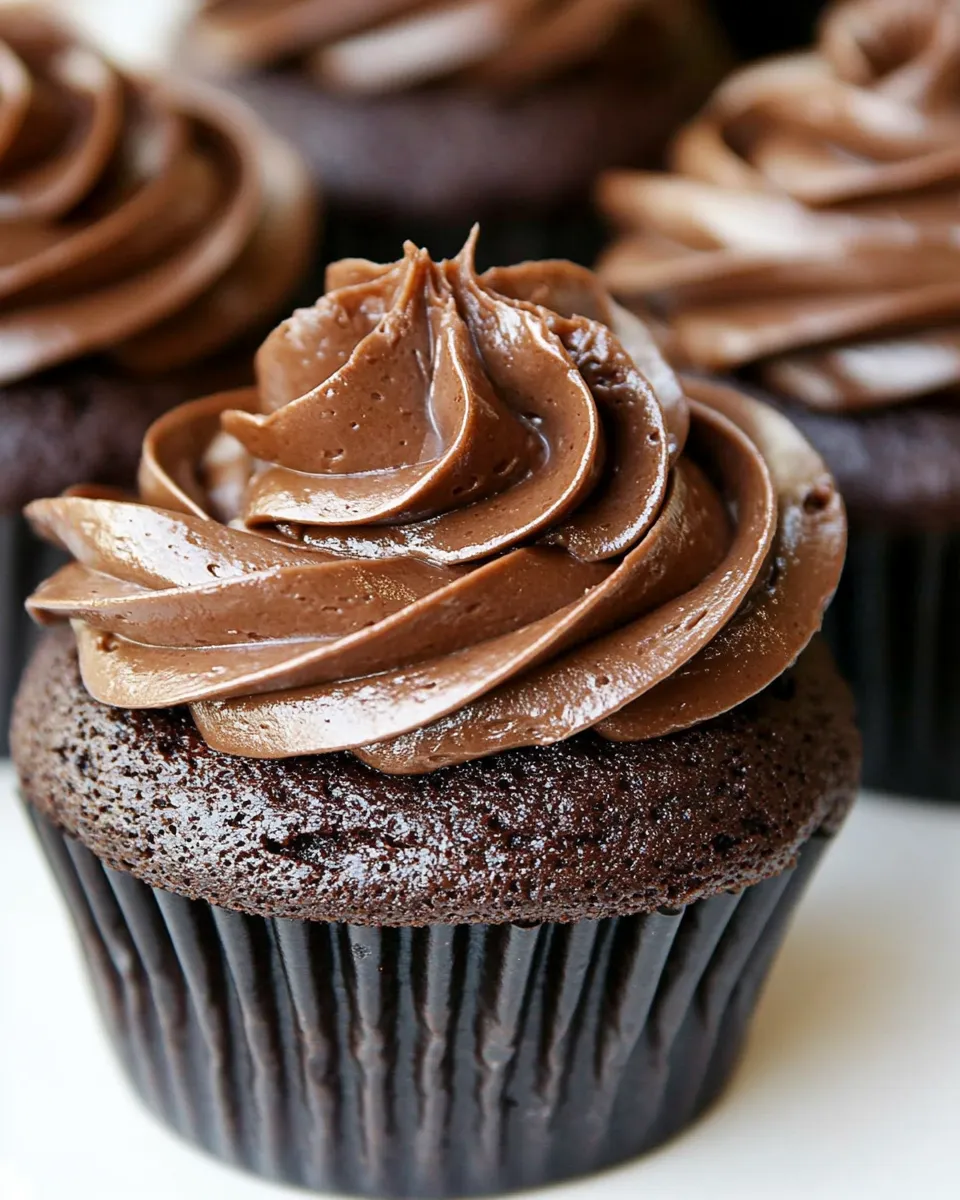 Homemade Paleo Chocolate Cupcakes photo