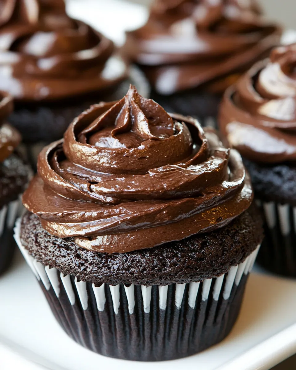 Delicious Paleo Chocolate Cupcakes shot
