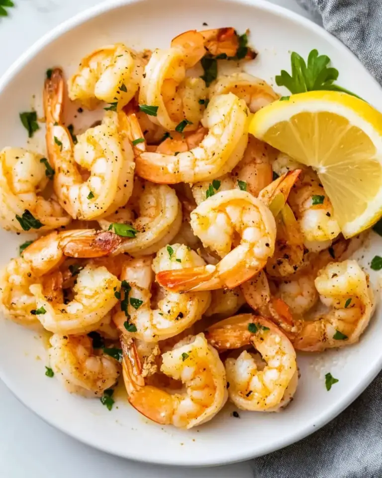 Homemade Pan Seared Shrimp photo