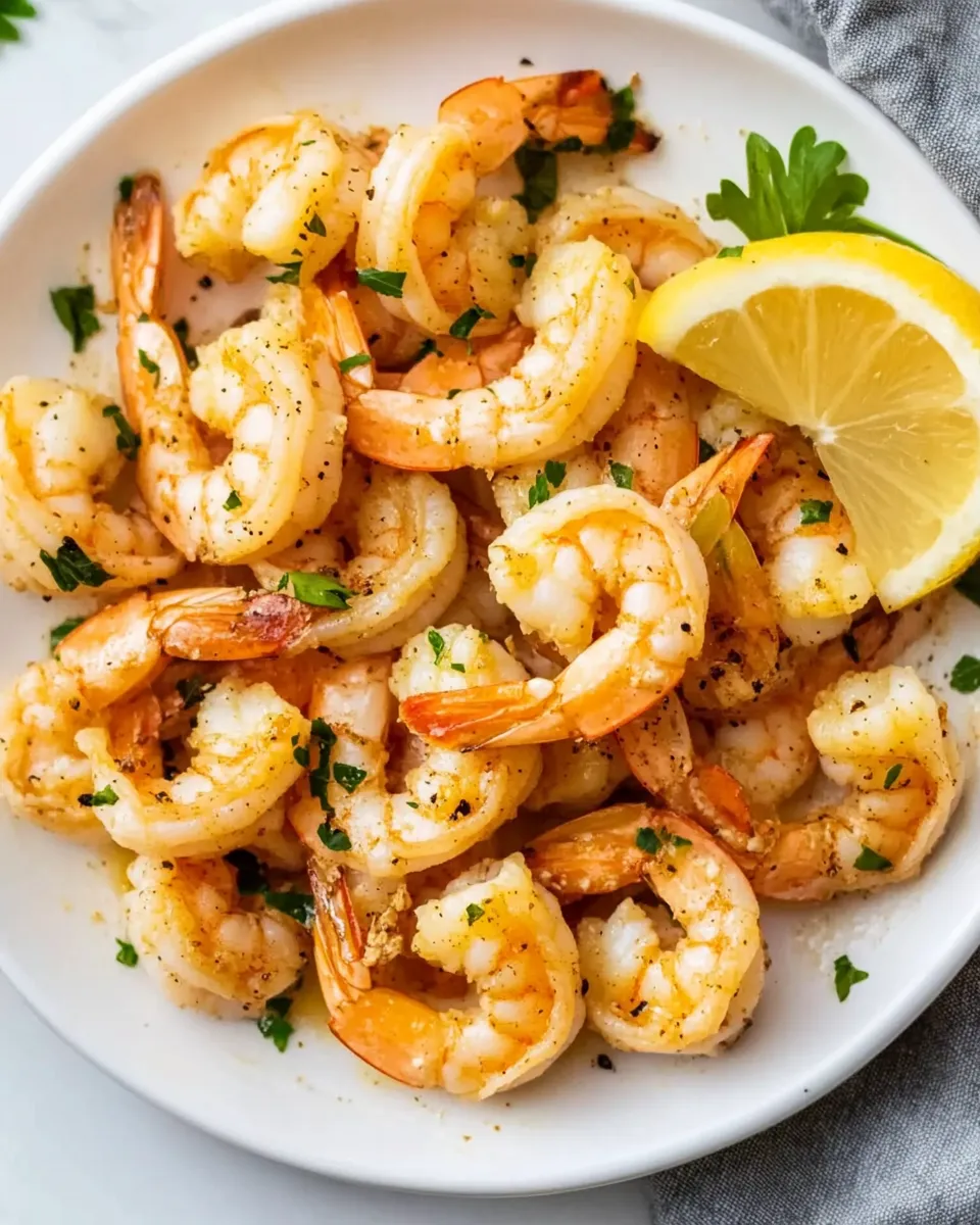 Homemade Pan Seared Shrimp photo