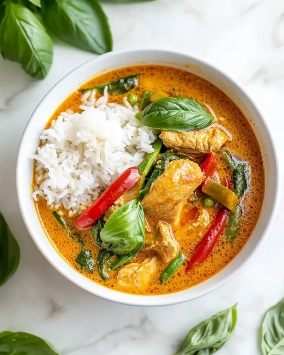 Homemade Panang Curry photo