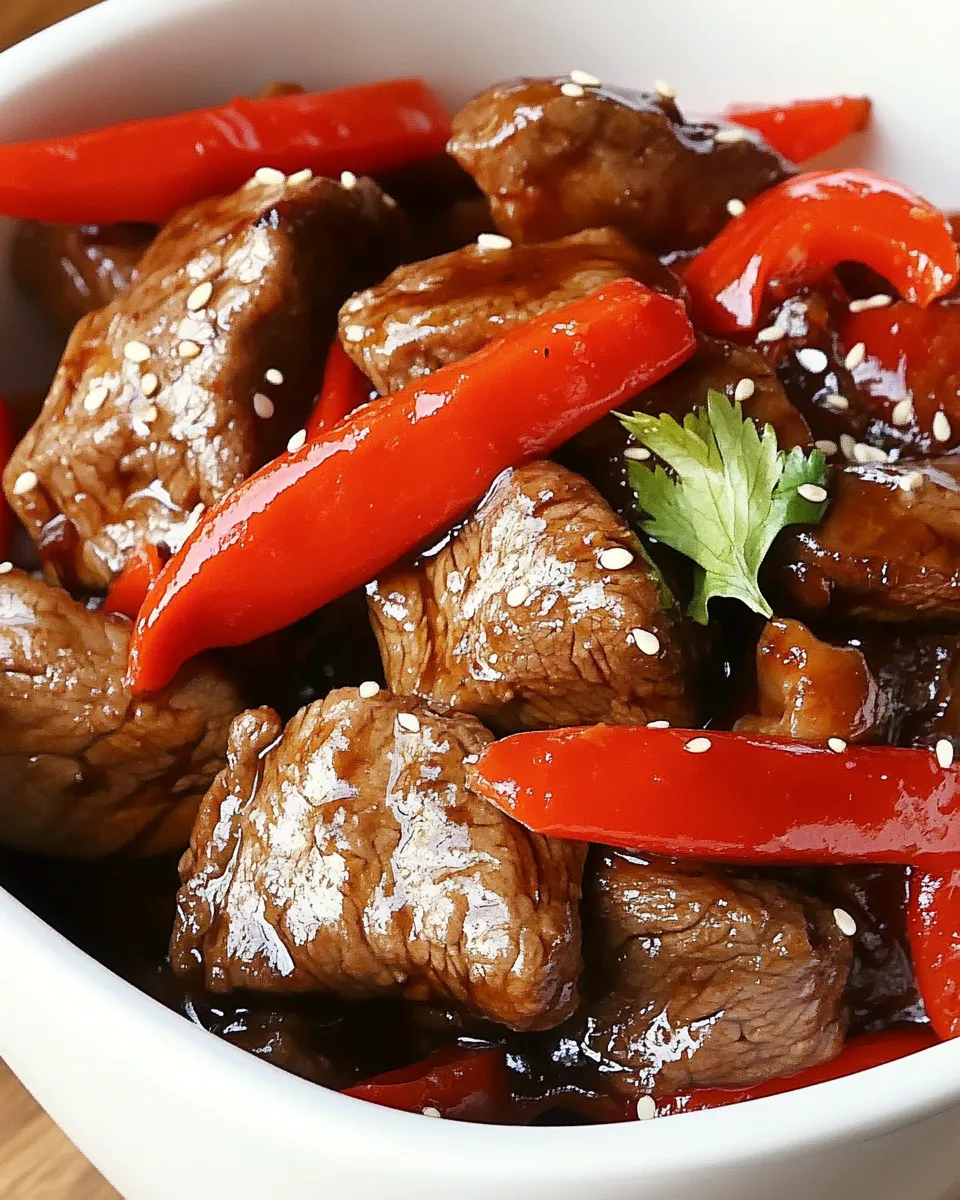 Delicious Panda Express Beijing Beef shot