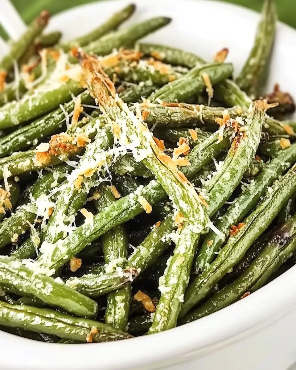 Homemade Parmesan Roasted Green Beans photo