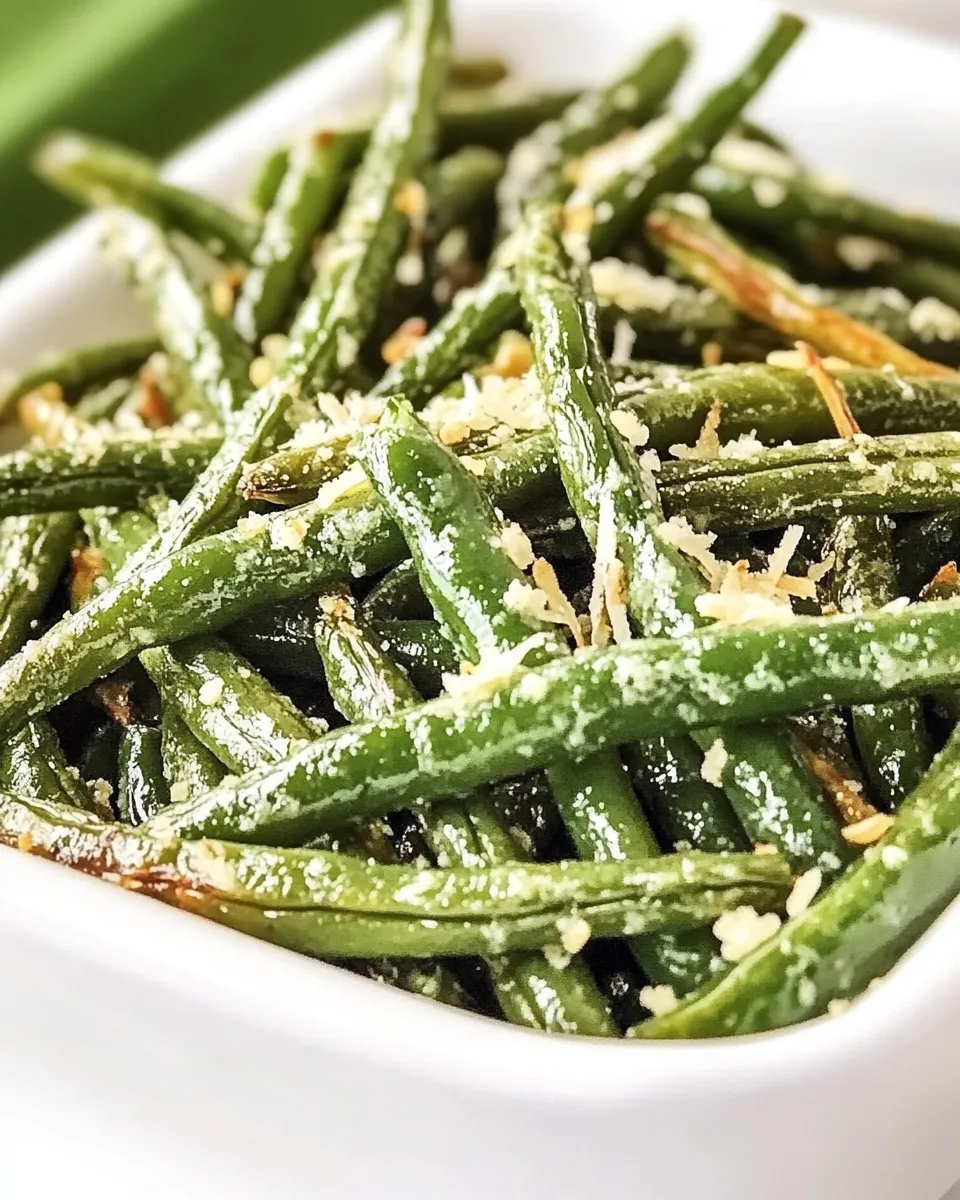 Classic Parmesan Roasted Green Beans image