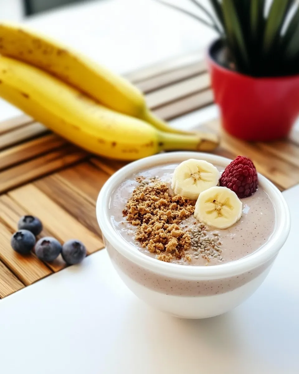 Easy Peanut Butter Banana Protein Smoothie picture