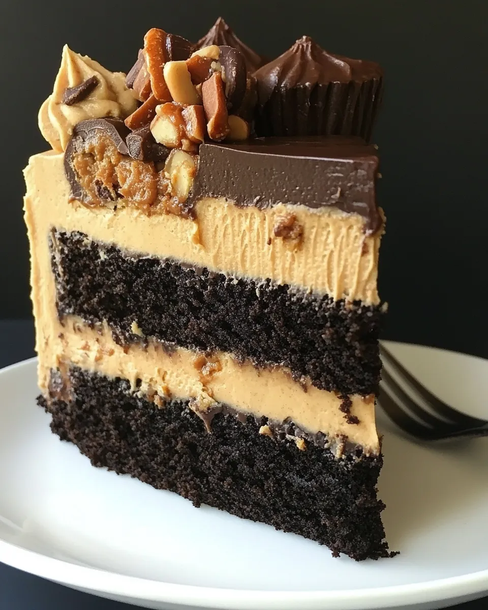 Homemade Peanut Butter Cup Cake photo