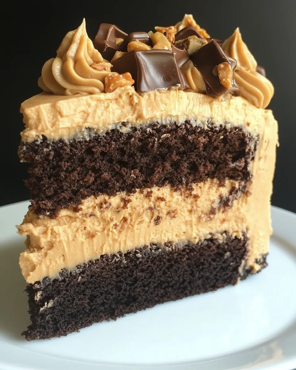 Delicious Peanut Butter Cup Cake shot