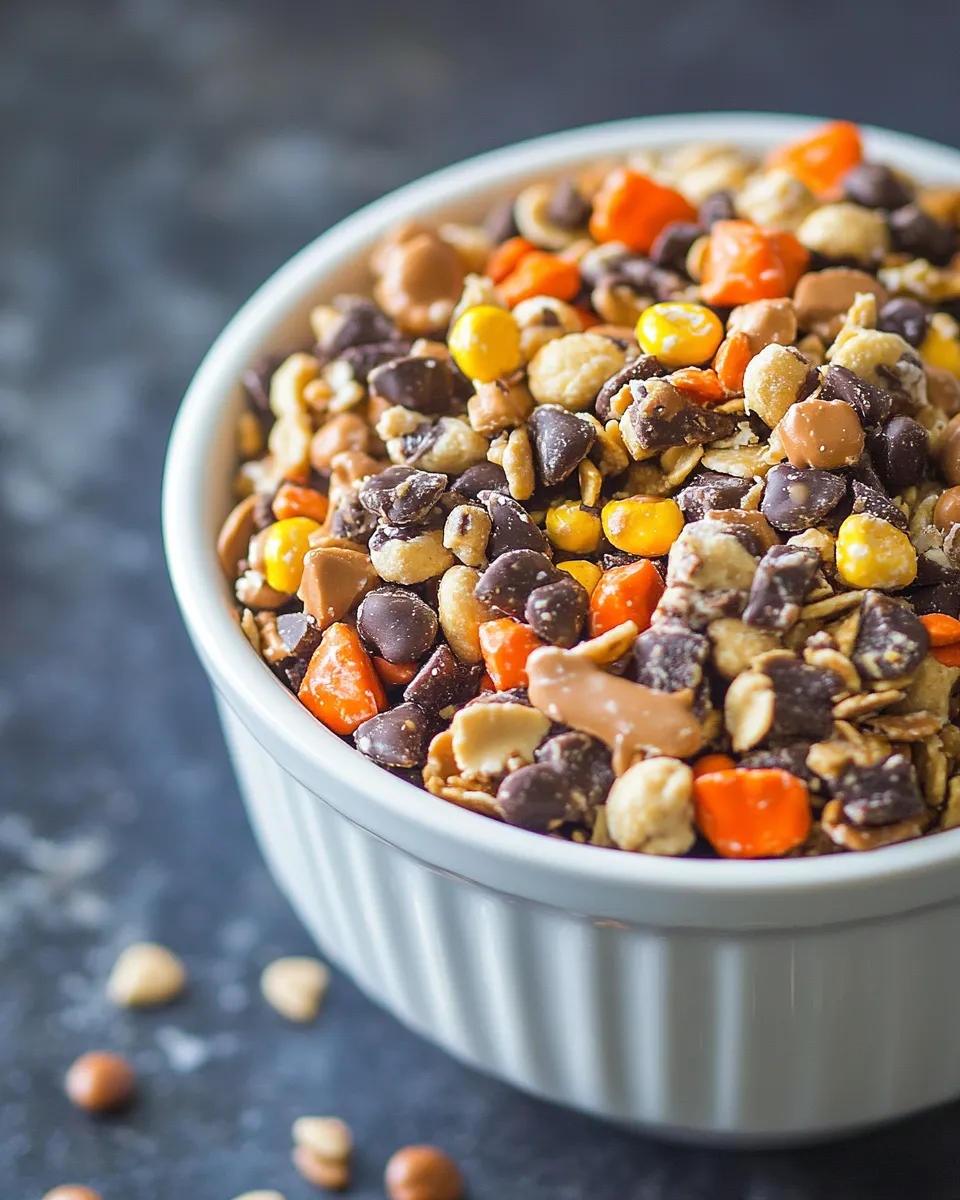 Easy Peanut Butter Lovers Reeses Snack Mix picture