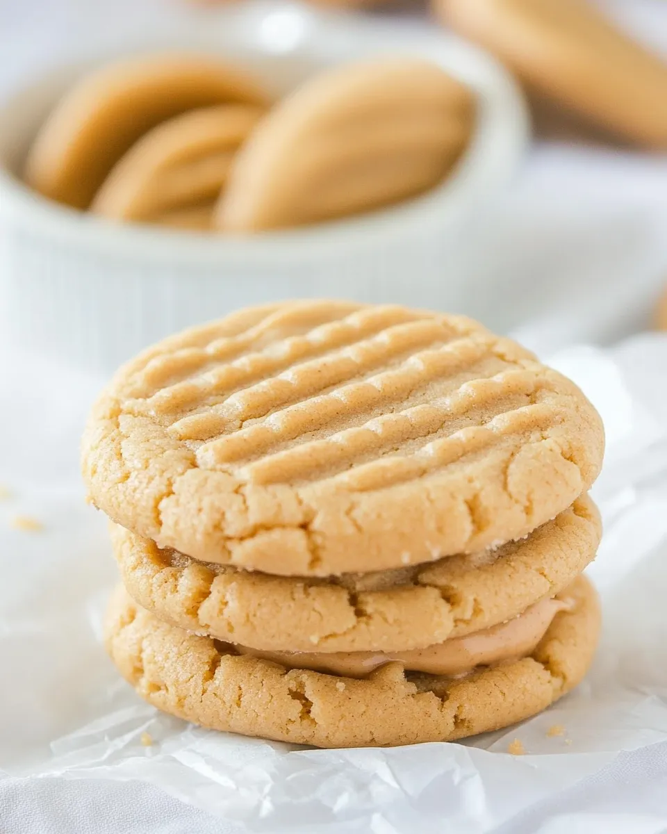 Homemade Peanut Butter Maple Cream Sandwich Cookies photo