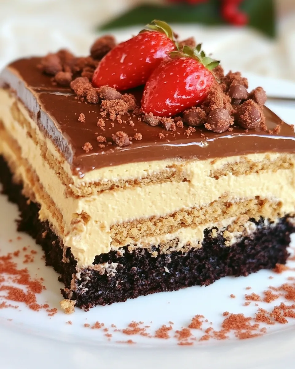 Classic Peanut Butter Mousse Cake image