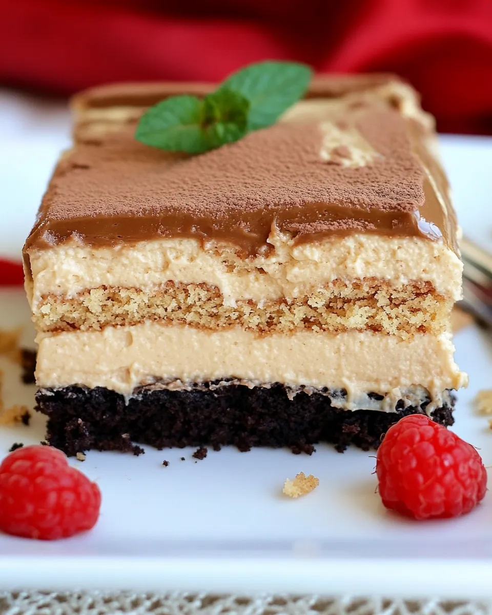 Easy Peanut Butter Mousse Cake picture