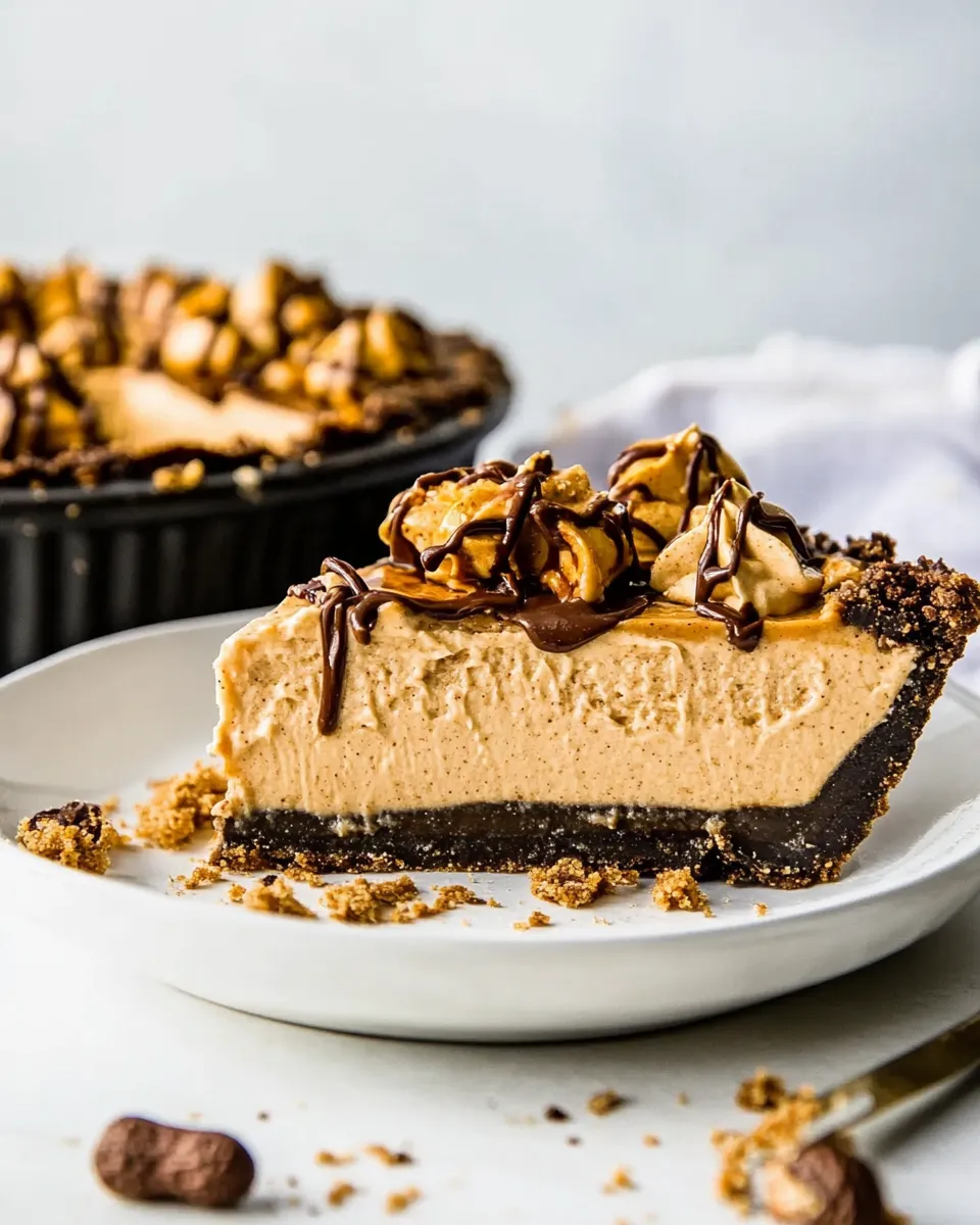 Homemade Peanut Butter Pie photo