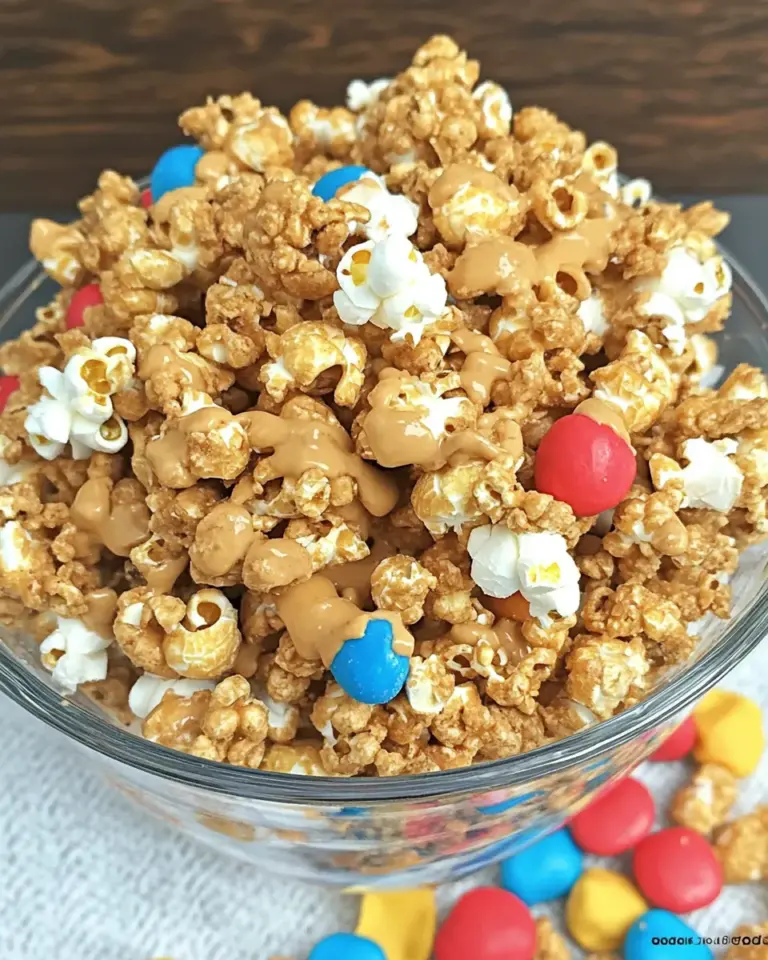 Homemade Peanut Butter Popcorn Munch photo