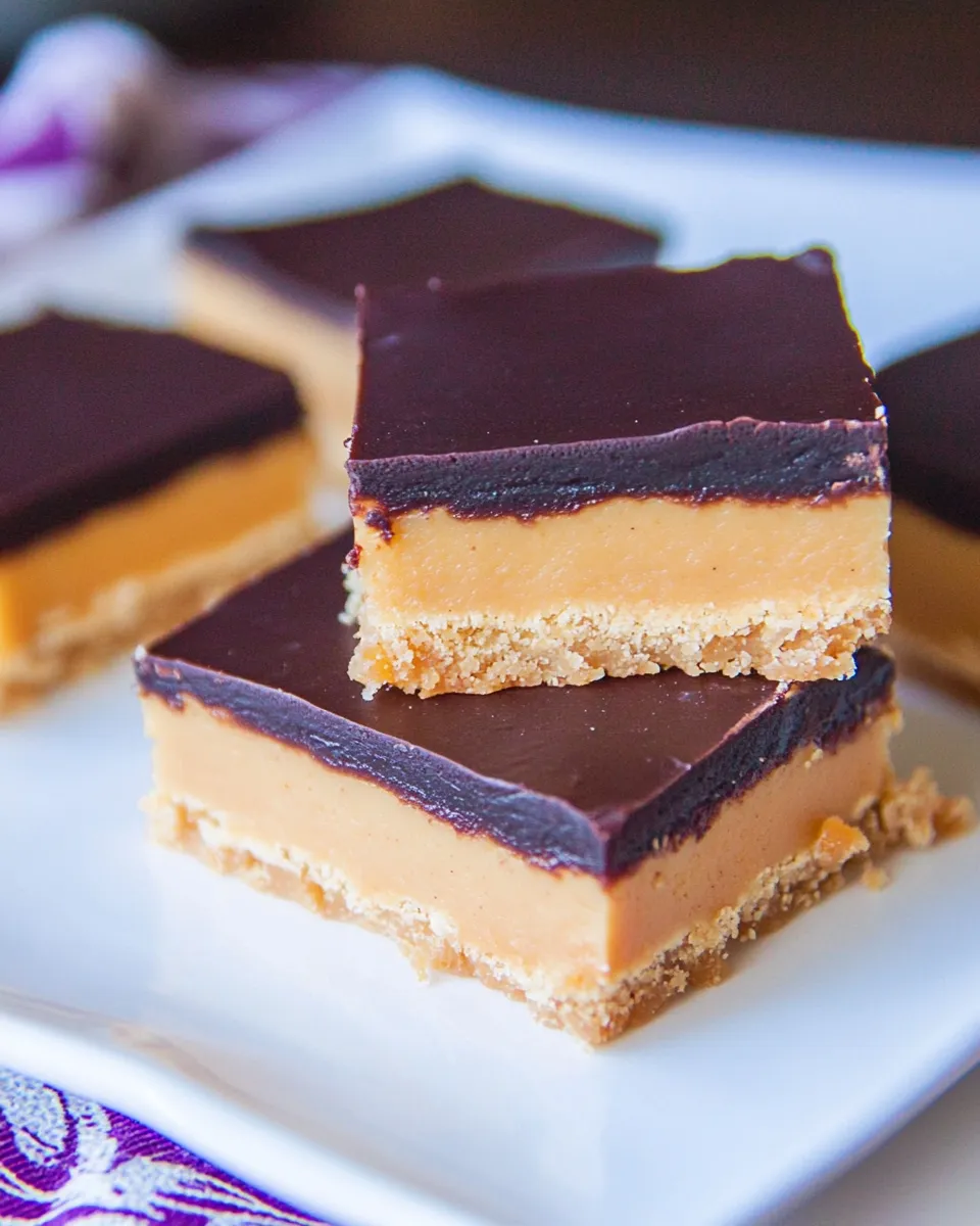 Easy Peanut Butter Tagalong Bars picture