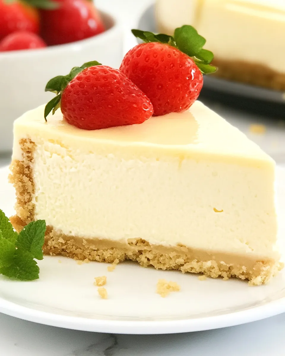 Homemade Perfect Cheesecake photo