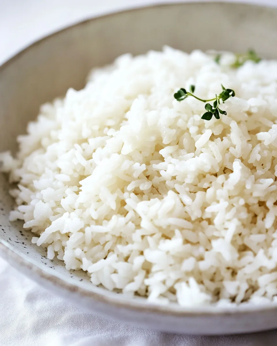 Classic Perfect Steamed Rice image