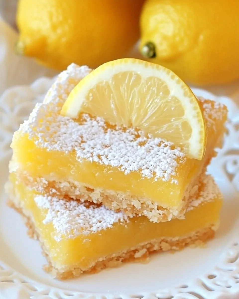 Classic Perfectly Pretty Lemon Bars image