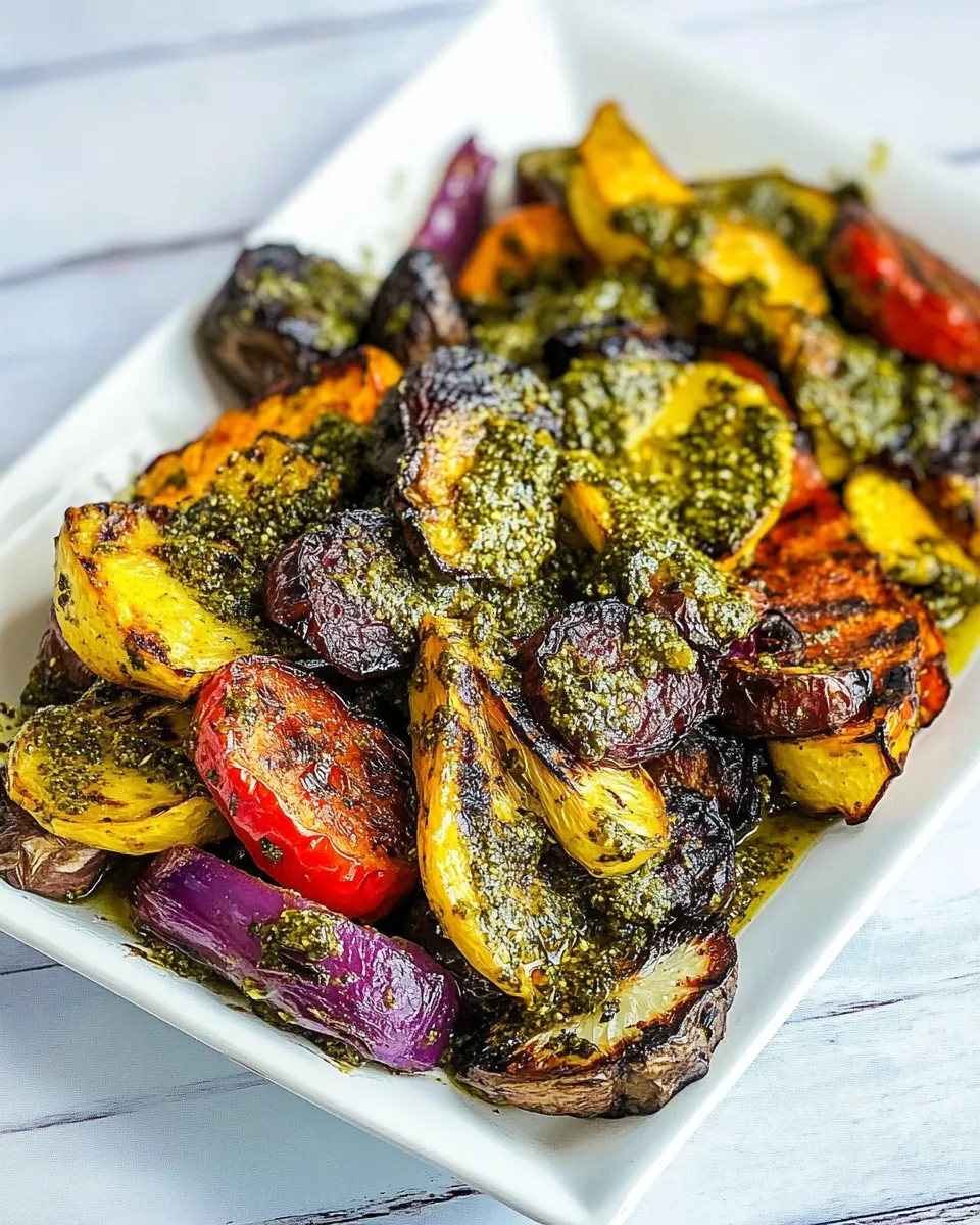 Classic Pesto Vegetables image