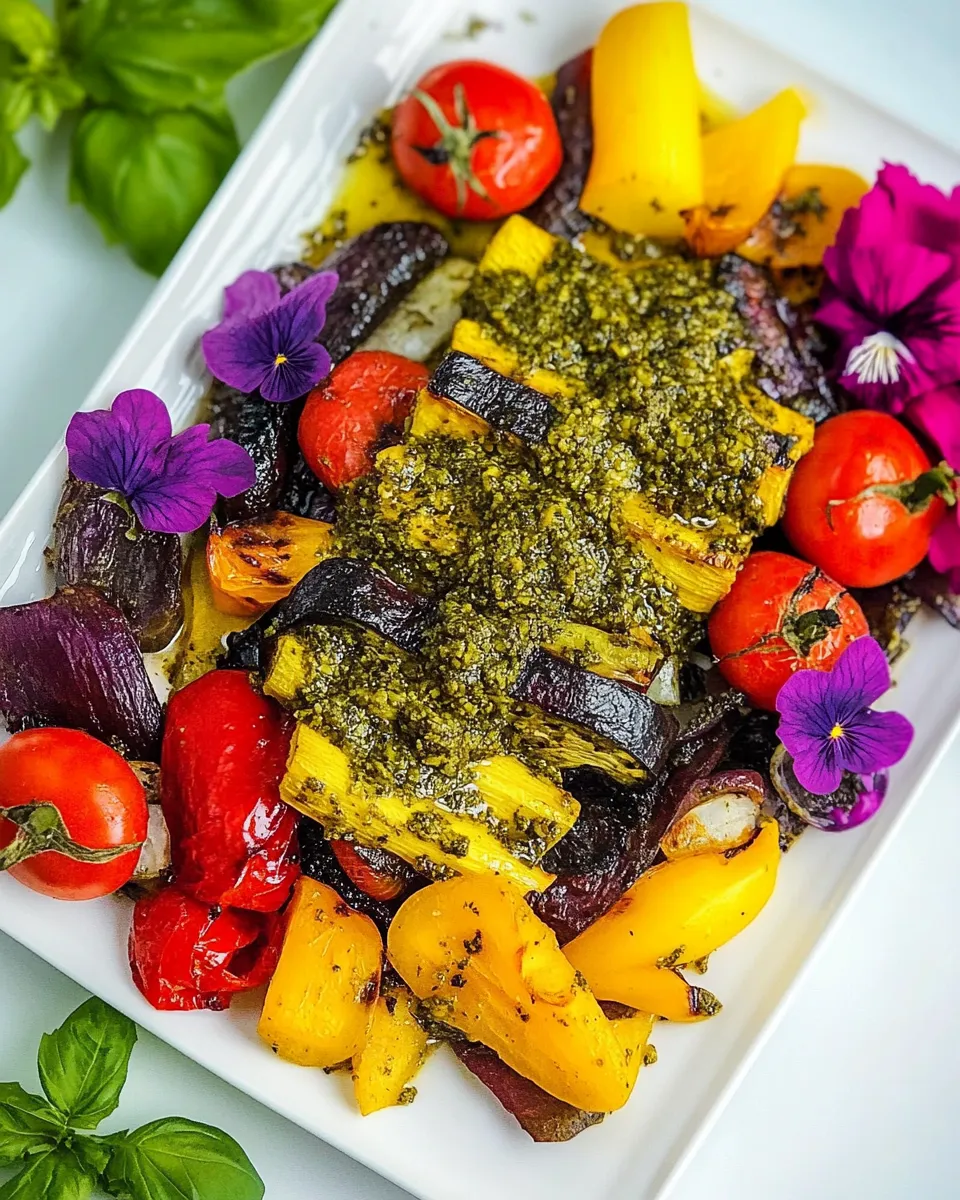 Easy Pesto Vegetables picture