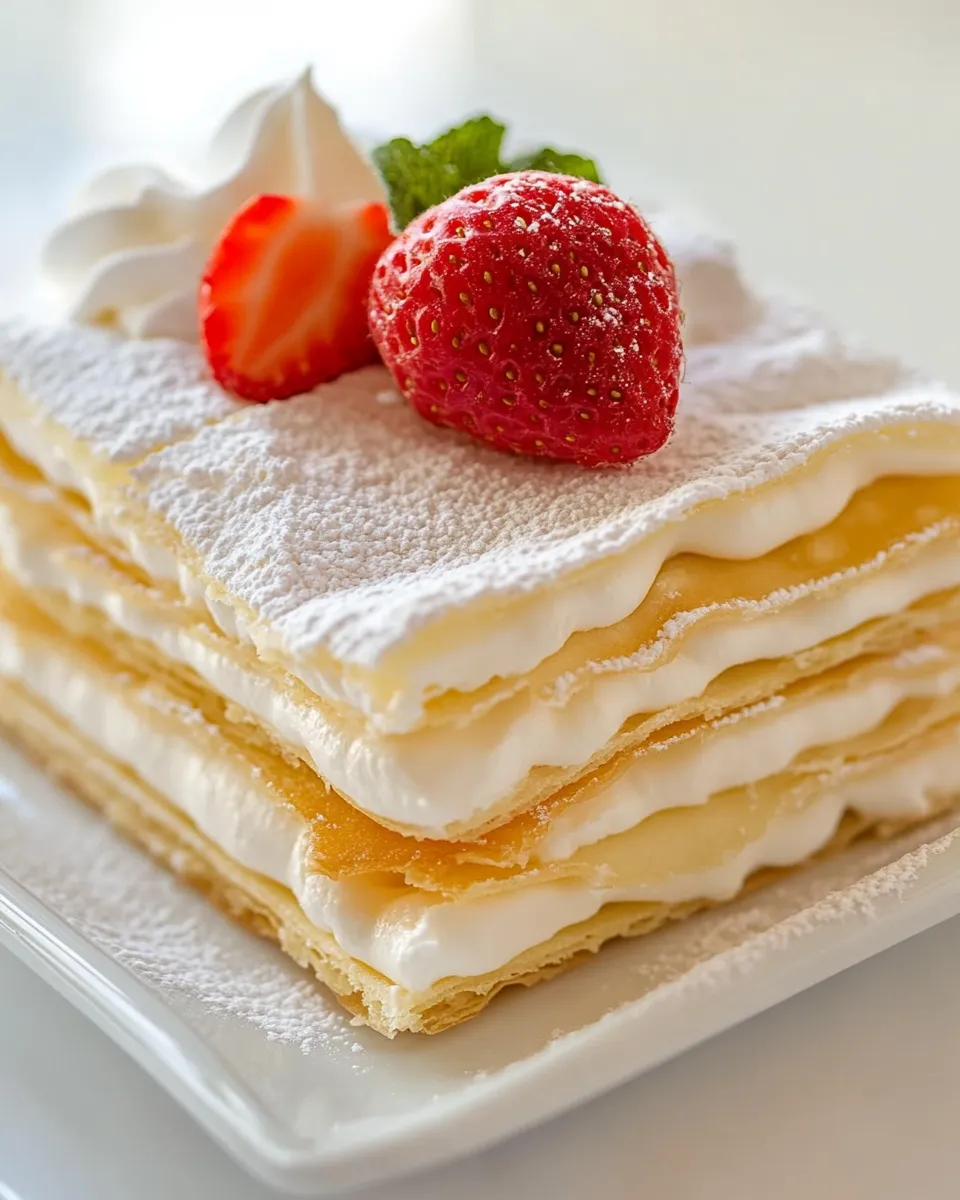 Delicious Phyllo Napoleon (Faux Mille-Feuille) photo