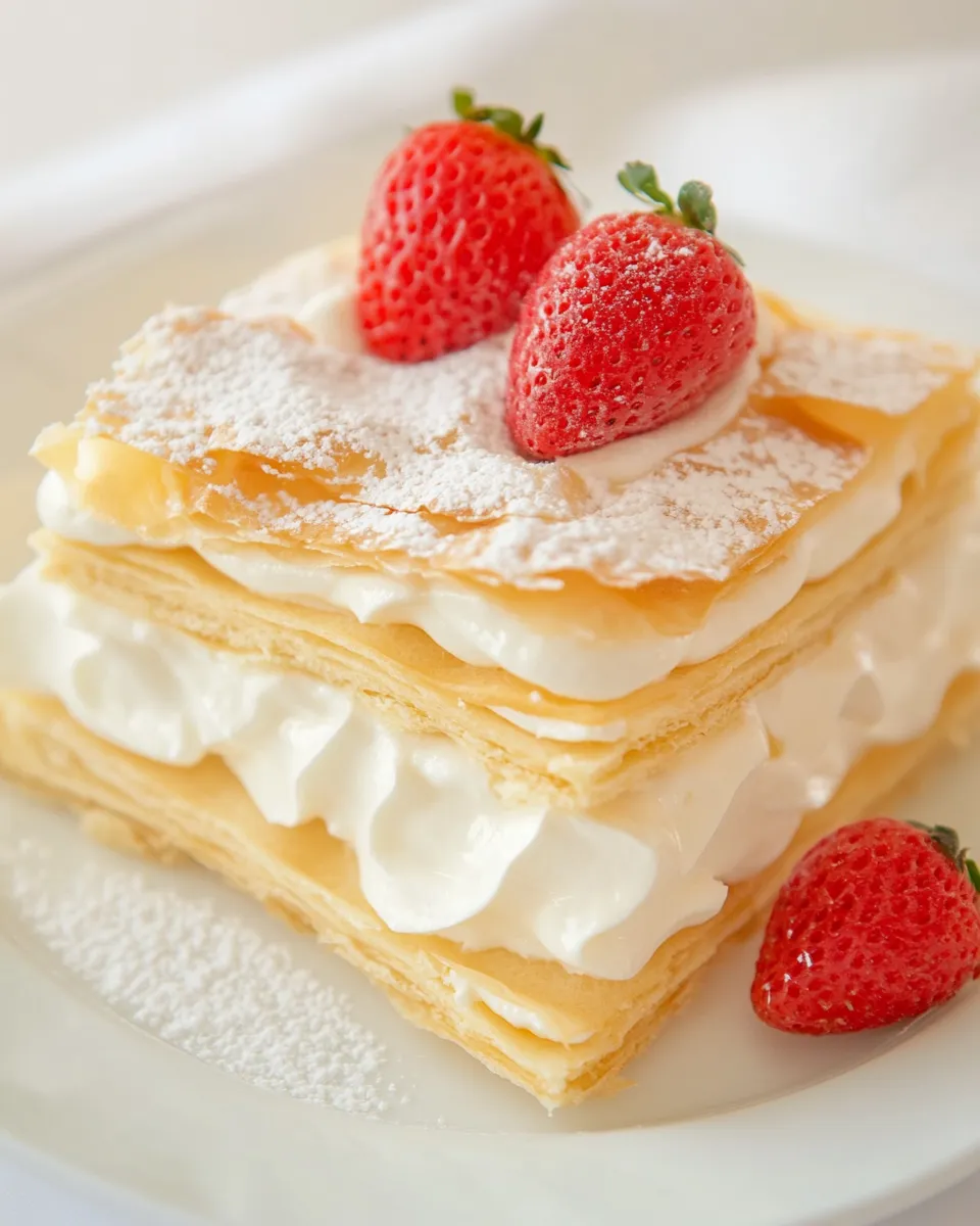 Classic Phyllo Napoleon (Faux Mille-Feuille) image