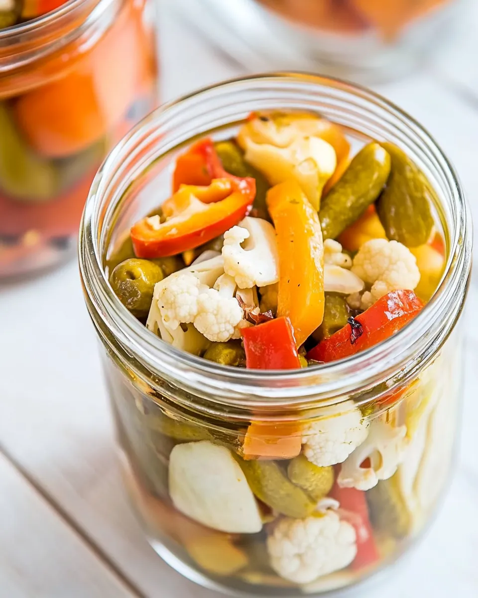 Easy Pickled Vegetables Recipe (Giardiniera) picture