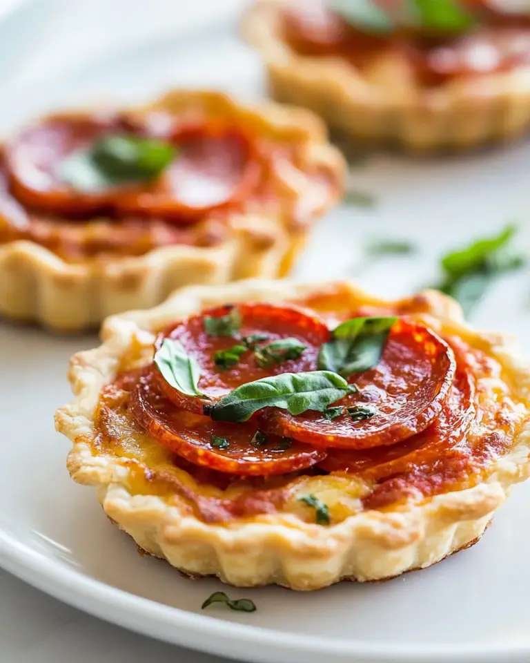 Homemade Pie Crust Pizza Tarts photo