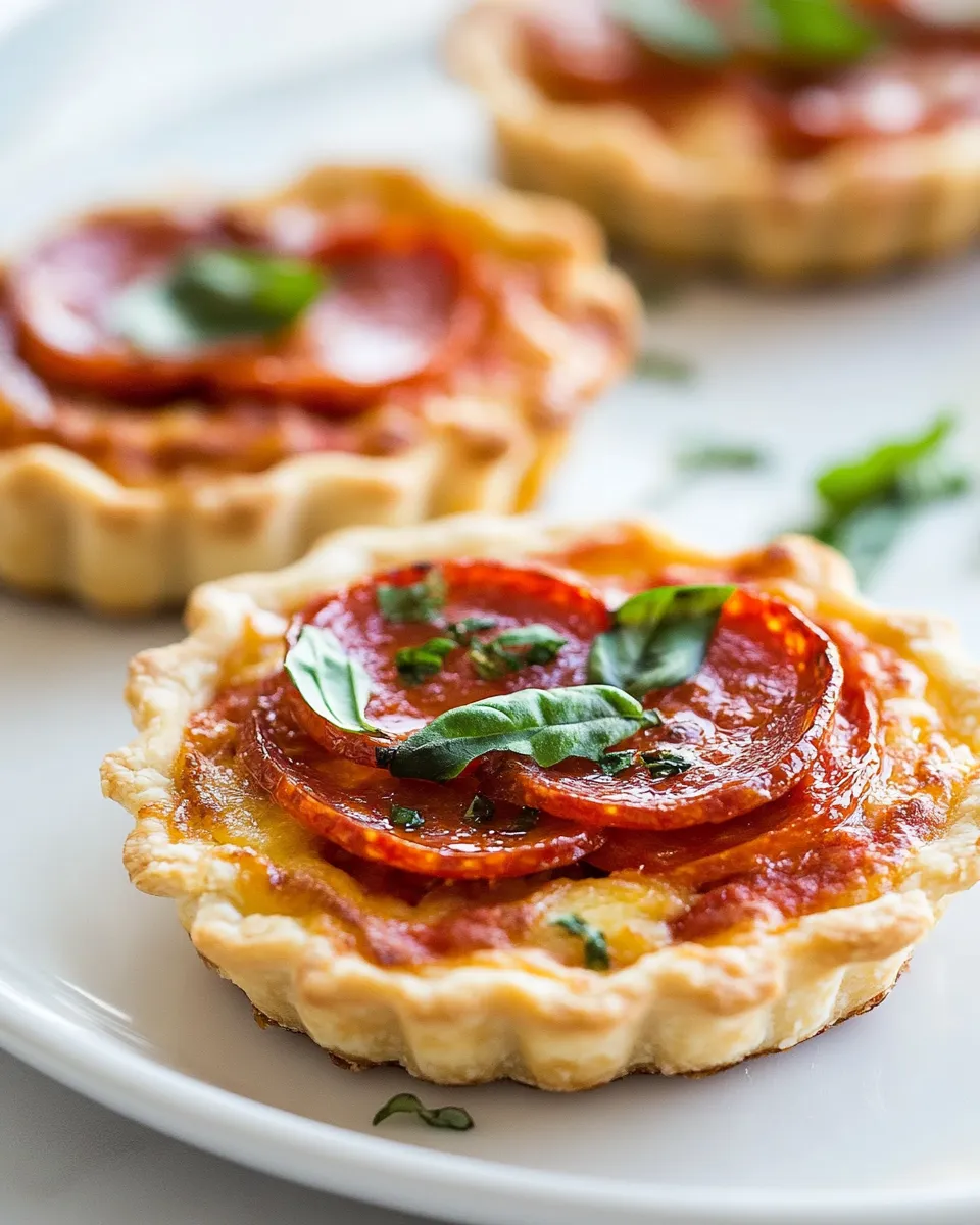 Homemade Pie Crust Pizza Tarts photo