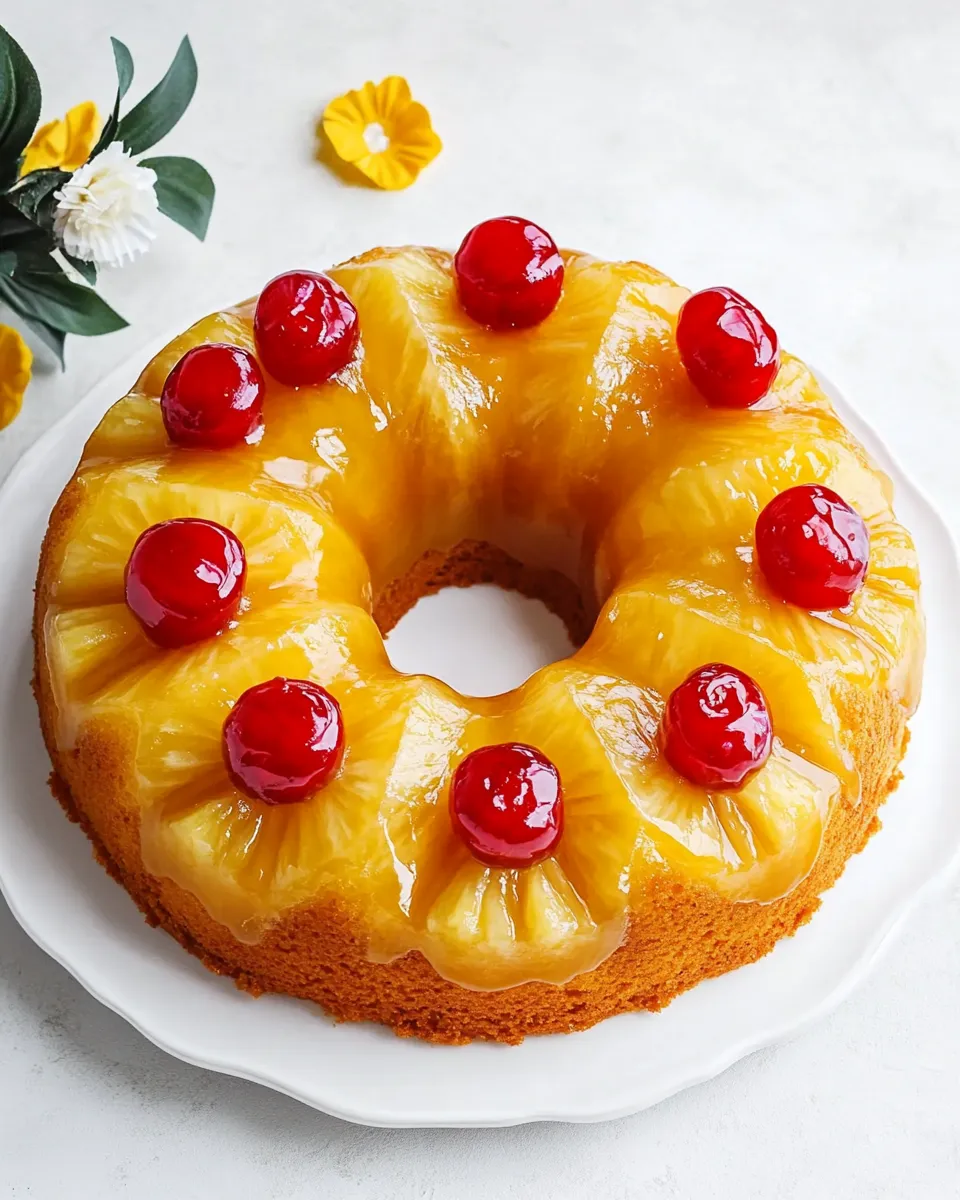 Easy Pineapple Upside-Down Bundt Cake picture