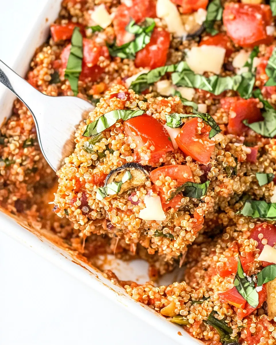 Easy Pizza Quinoa Casserole (Vegan!) picture