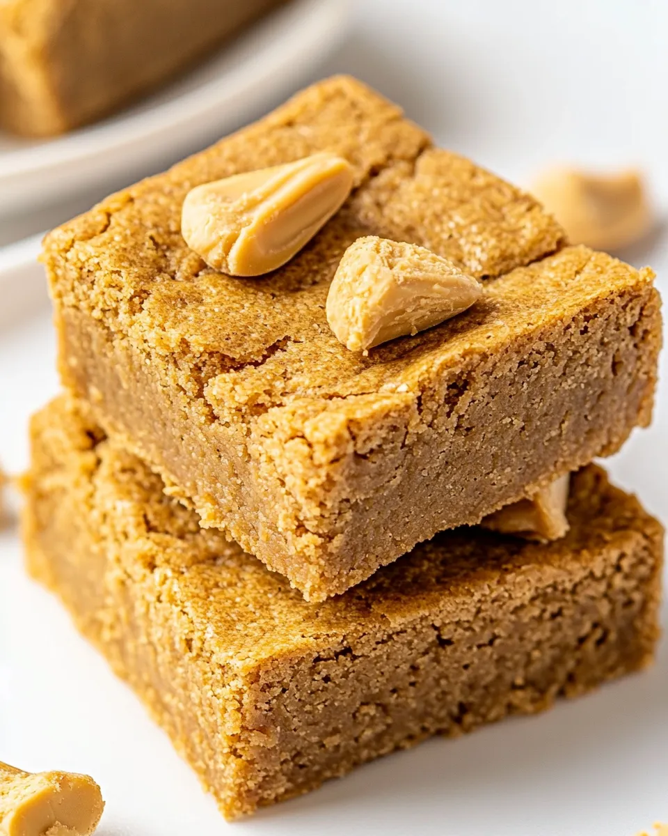 Classic Plant-Based Peanut Butter Blondies image