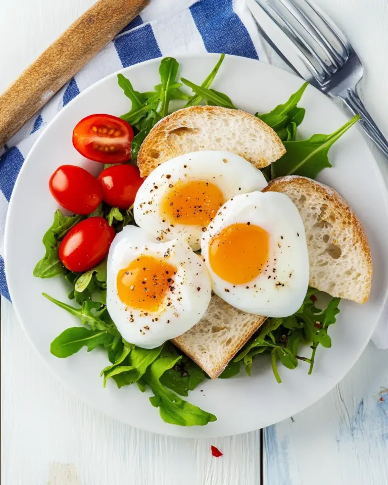 Homemade Poached Eggs in the Microwave photo