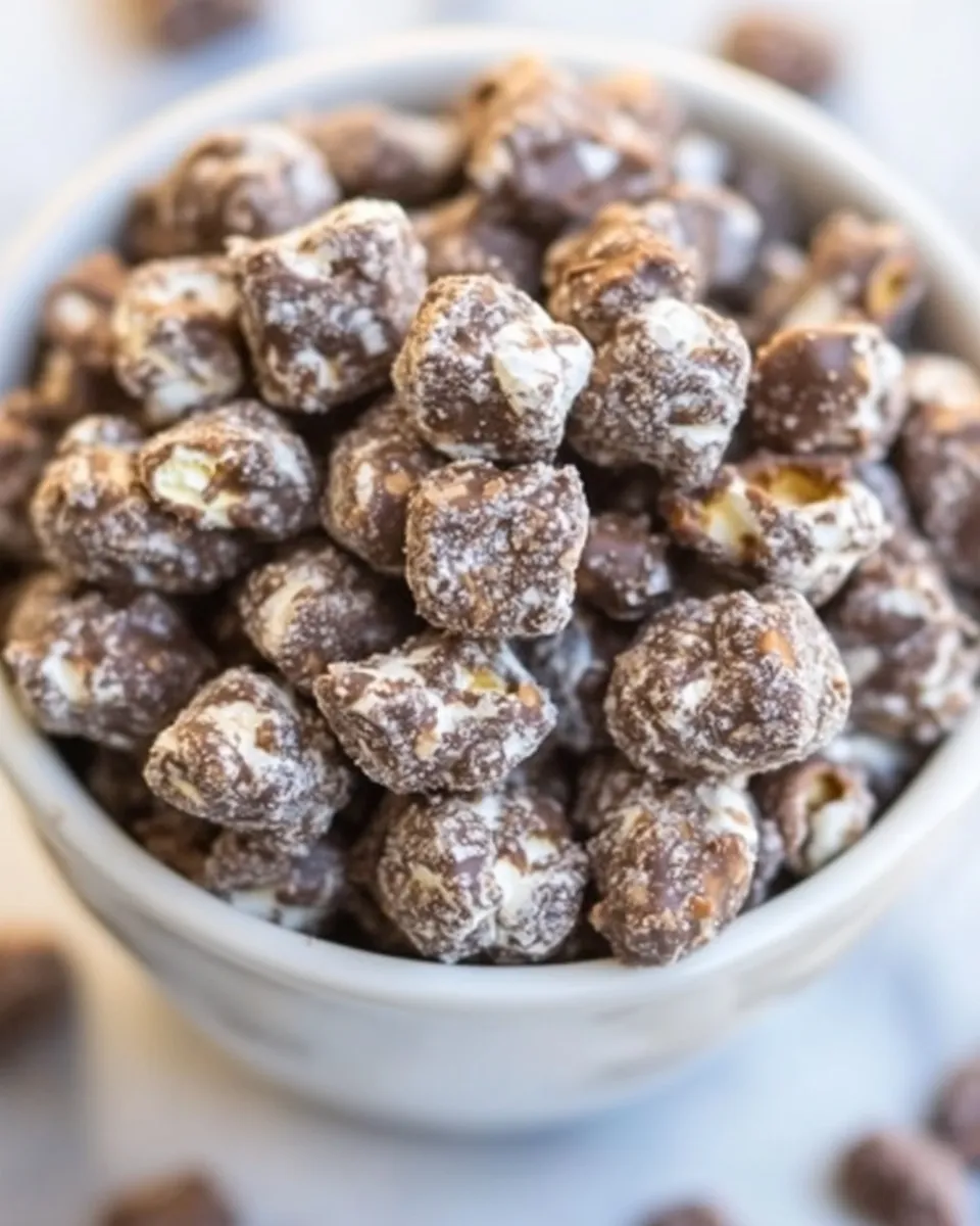 Classic Poppy Chow [Chocolate & Peanut Butter-Covered Popcorn] image