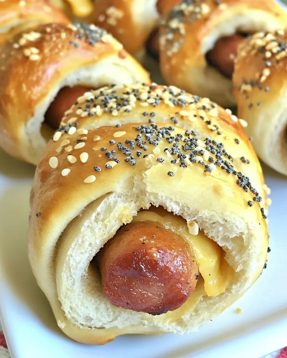 Easy Poppy Seed Pretzel Dogs picture
