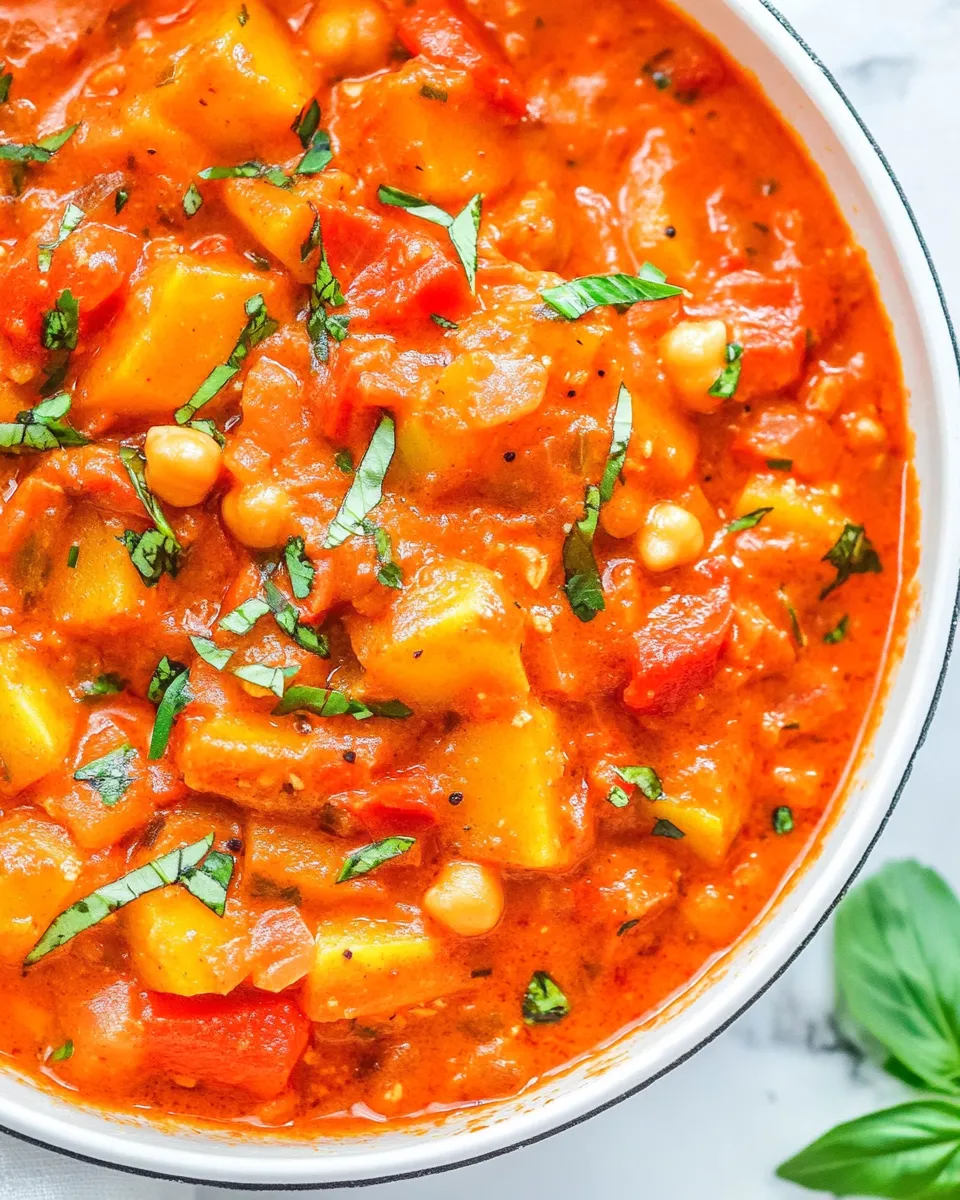 Easy Potato Chickpea Coconut Curry recipe photo