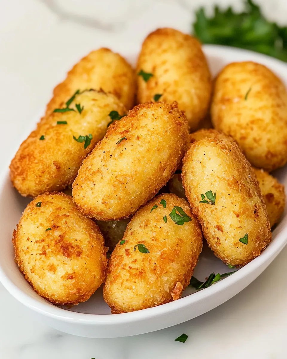 Homemade Potato Croquettes photo