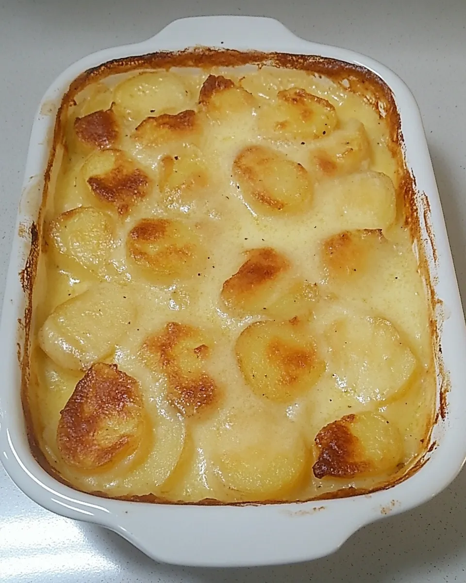 Easy Potatoes Gratin with Garlic A French tradition picture