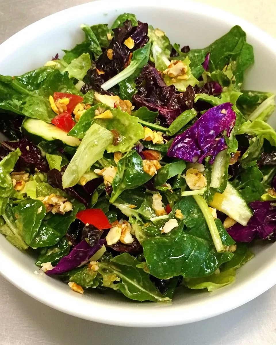 Delicious Power Greens Salad Mix shot