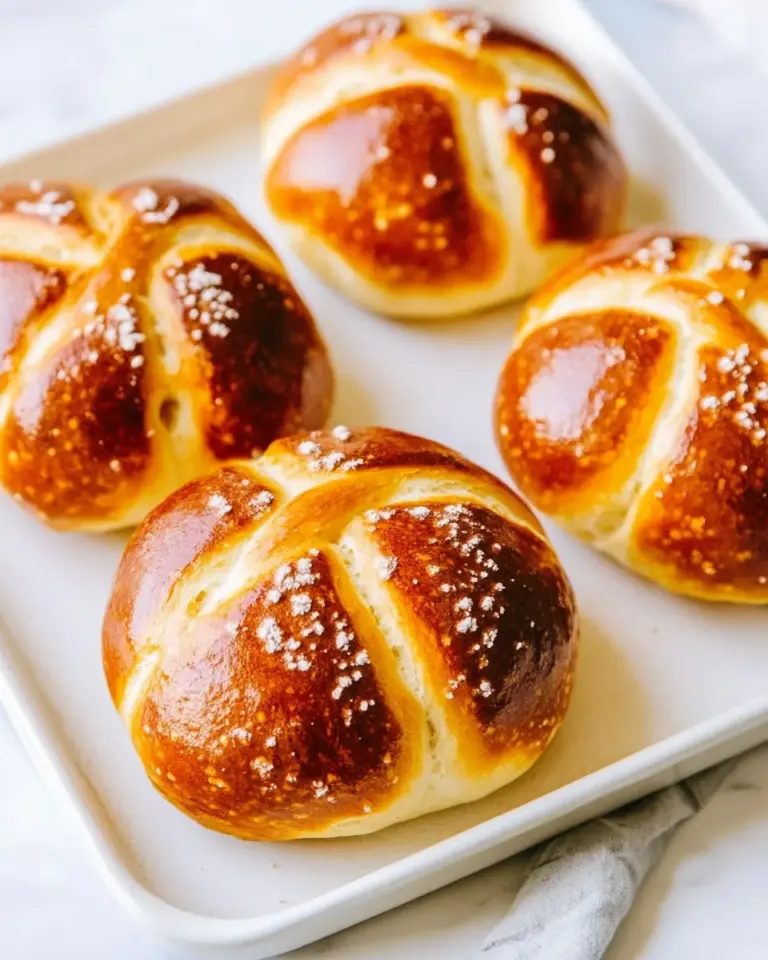 Homemade Pretzel Bun Recipe photo