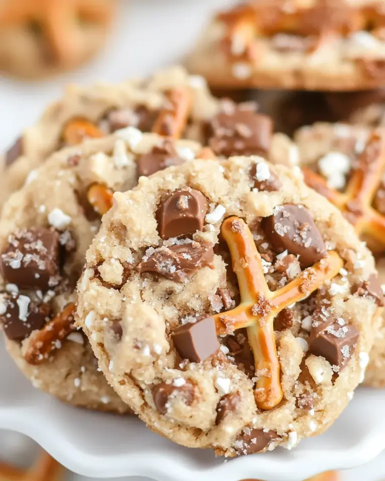 Homemade Pretzel Toffee Shortbread Cookies photo