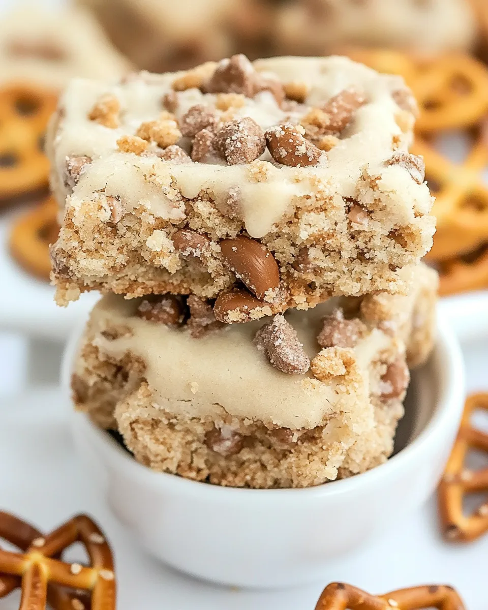 Classic Pretzel Toffee Shortbread Cookies image