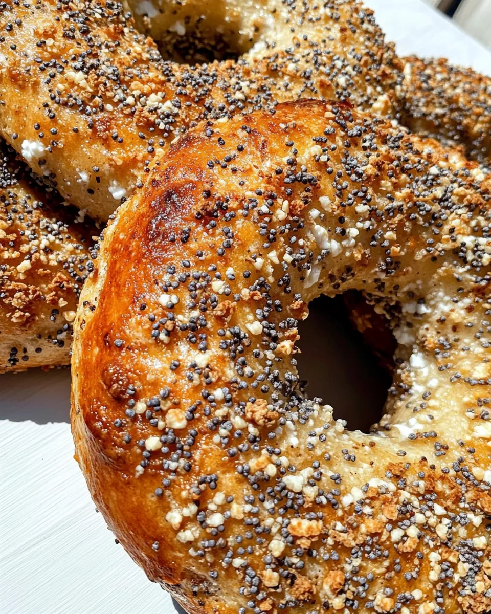 Easy Protein Bagels with Cottage Cheese picture