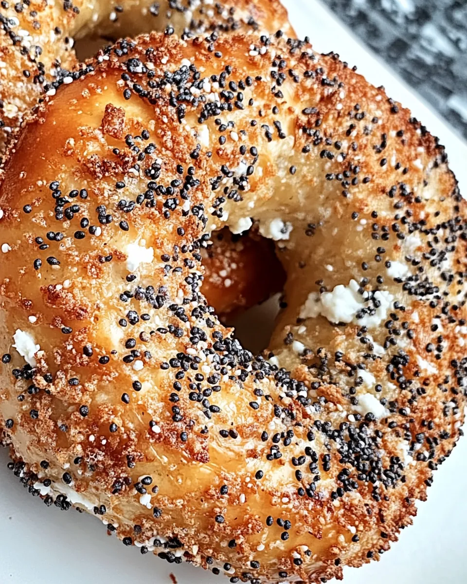 Delicious Protein Bagels with Cottage Cheese shot