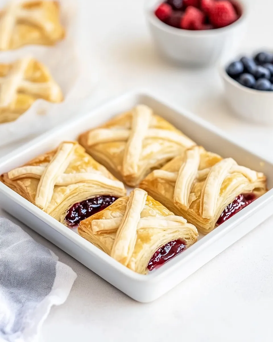 Easy Puff Pastry Danishes recipe photo