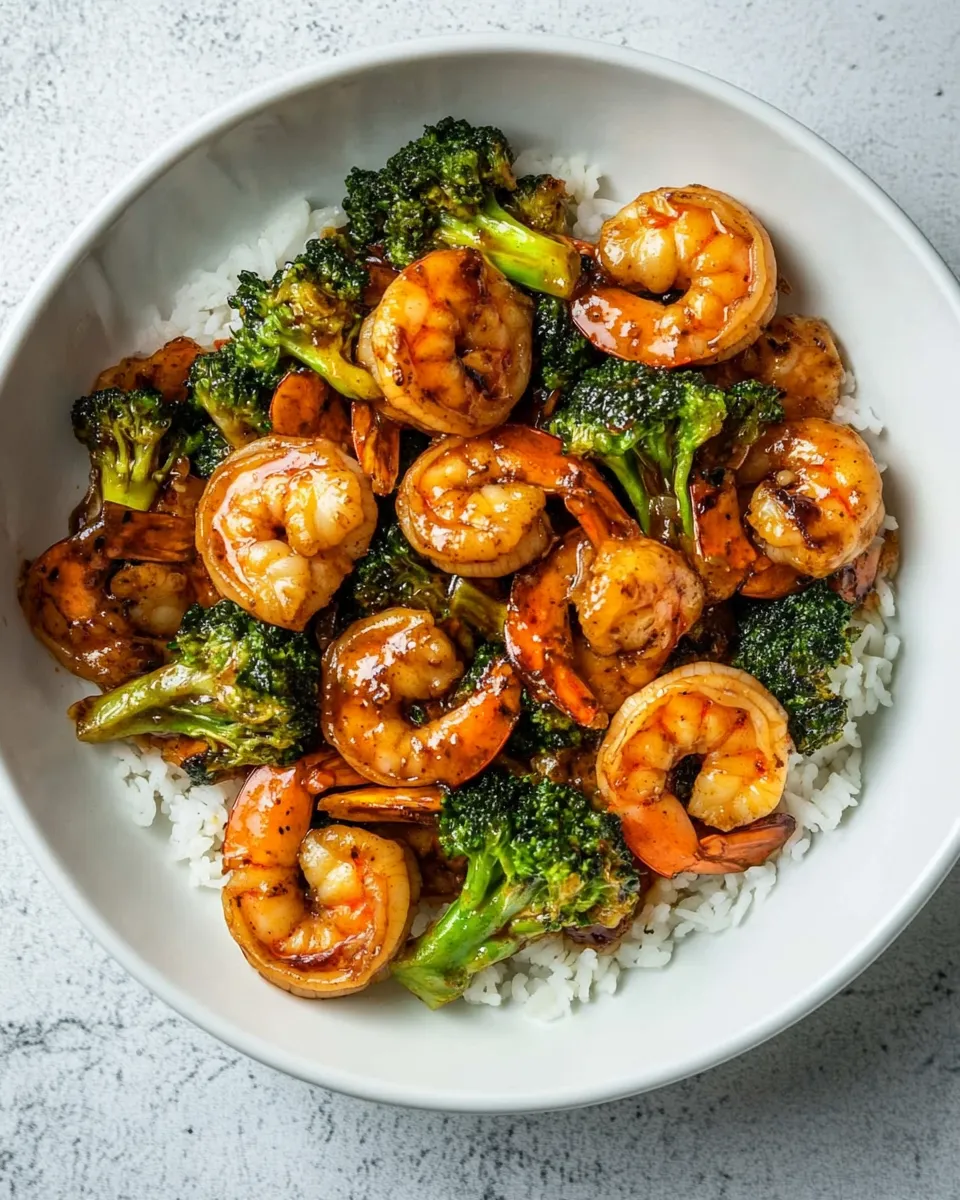Easy Quick 10 Minute Shrimp Teriyaki Stir-Fry picture