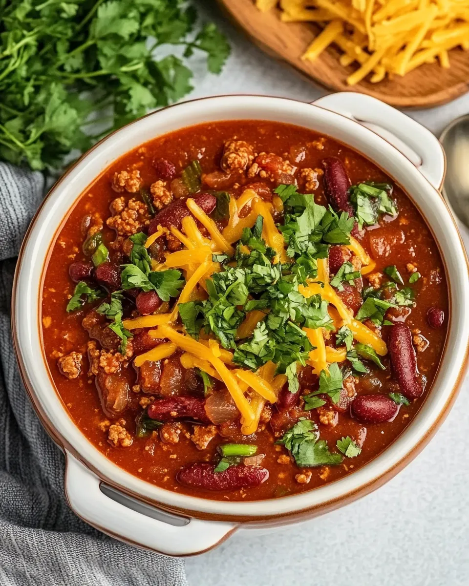 Easy Quick Ground Turkey Chili picture