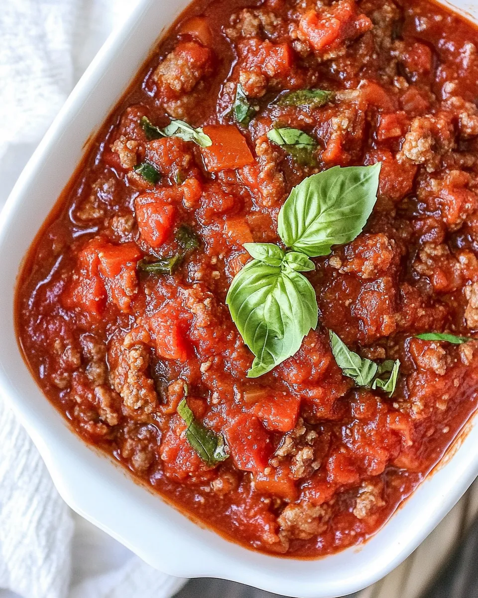 Classic Quick and Easy Sausage Marinara Sauce Recipe picture