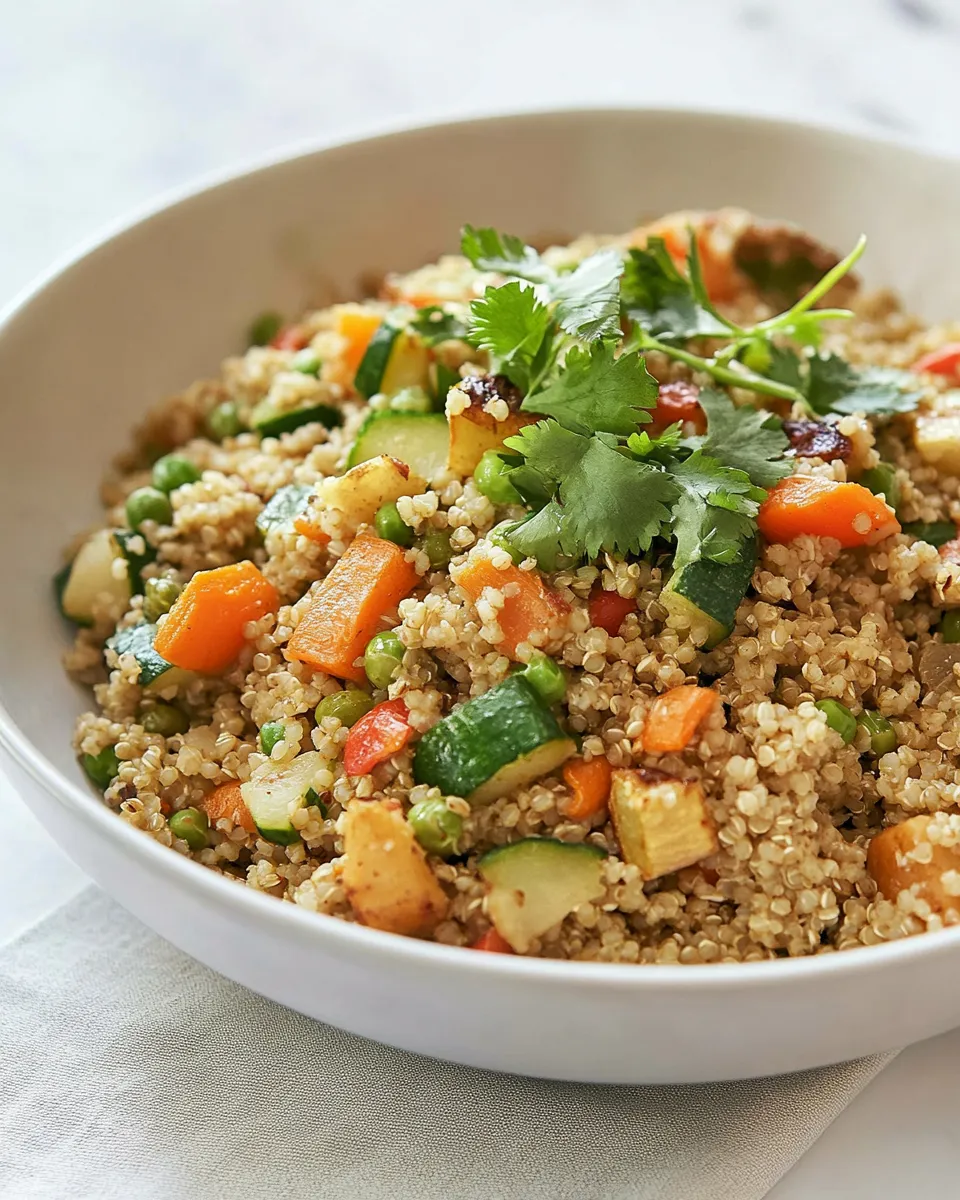 Homemade Quinoa With Roasted Vegetables photo