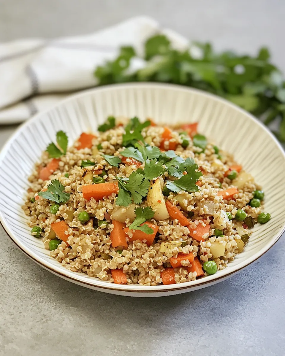 Delicious Quinoa With Roasted Vegetables shot