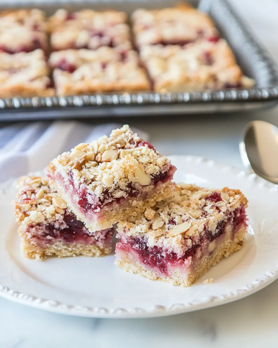 Classic Raspberry Almond Bars image